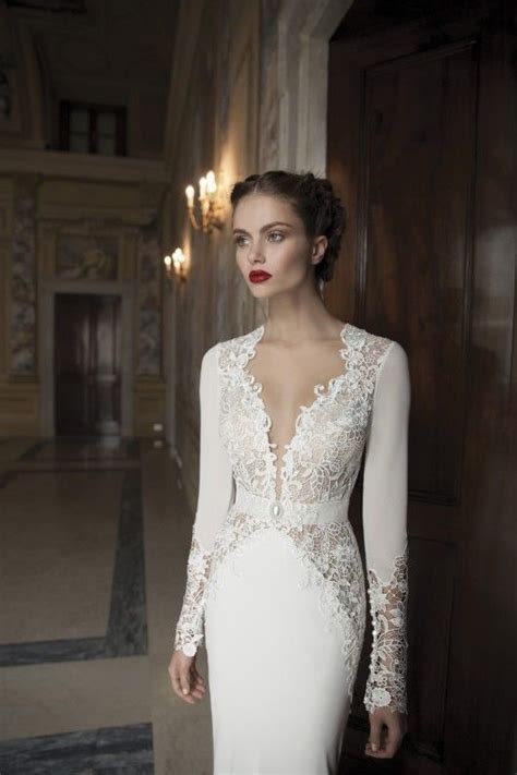 2014 New Whiteivory Sheath Lace Chiffon Wedding Dress Bridal Gown