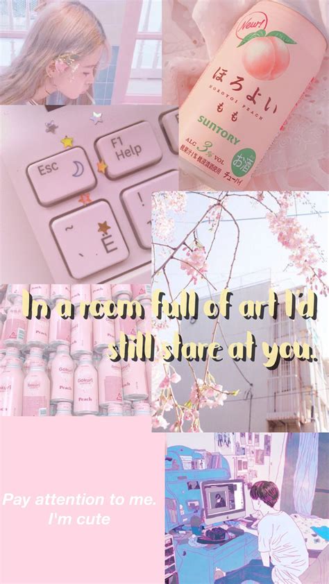 Pink Cute Korean Aesthetic Wallpaper