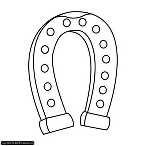 Horseshoe Coloring Page - ClipArt Best