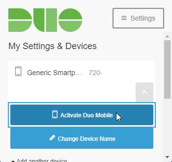 Open the google duo app. Activate or Re-Activate Duo Mobile Application - Virsage ...