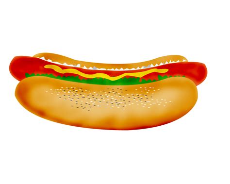 Funny Hot Dog Clipart Kid