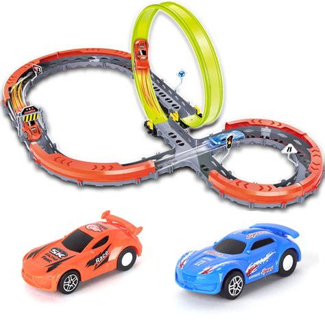 Buy Race Car Track Set Assembled Car Track Toys With 27 Pcs Building