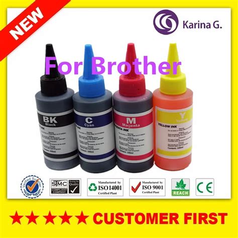 400ml Refill Ink For Brother 4 Color Printer Specialized Dye Ink Ink