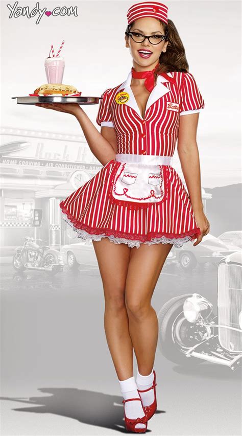 Diner Doll Waitress Costume Halloween Costumes Halloween And Doll