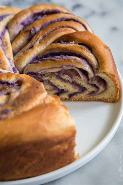 Ube Swirl Bread Purple Yam Swirl Bread The Little Epicurean