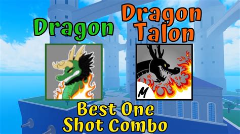 Best Dragon Talon Combo Blox Fruits Roblox Youtube