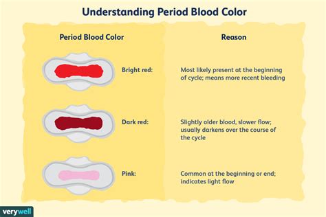 Periodenblutfarbe Was Sie über Ihre Gesundheit Aussagt