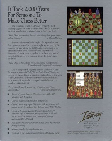 Battle Chess Enhanced Box Shot For Pc Gamefaqs