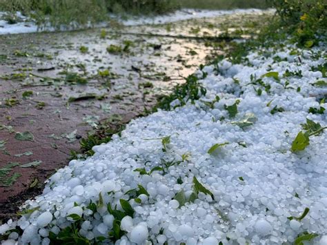 Denver Hail Photos Metro Area Hit With Hail During Overnight Storm