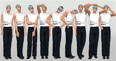 Simsworkshop Taemin Move Pose Pack By Catsblob • Sims 4 Downloads