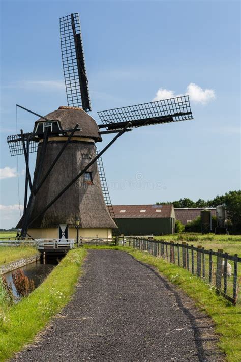 Windmill In The Netherlands Stock Photo Image Of Ijselmeer Holiday