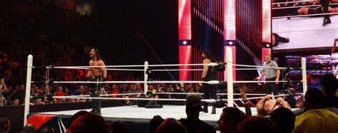 WWE Ringsider Package Section R2 Monday Night Raw Norfolk 11 Sep