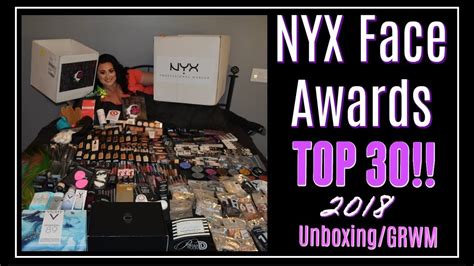 Nyx Face Awards 2018 Top 30 Unboxing And Grwm Rae Of Sunshine Beauty Youtube