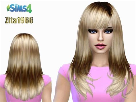 The Sims Resource Anto`s Romance Highlights Hair Retextured By