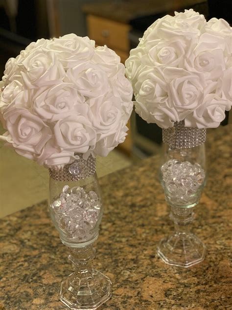 Elegant Wedding Flower Ball Centerpiece Etsy