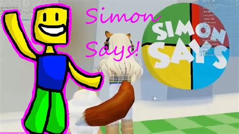 Playing Simon Says Funny Roblox Youtube