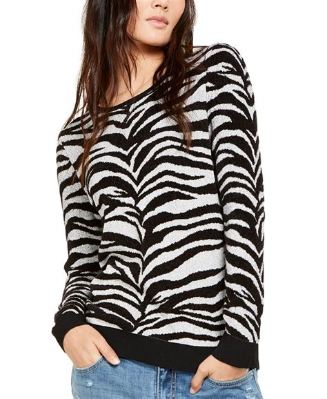 Inc International Concepts Inc Zebra Print Sweater Created For Macy S Macy S