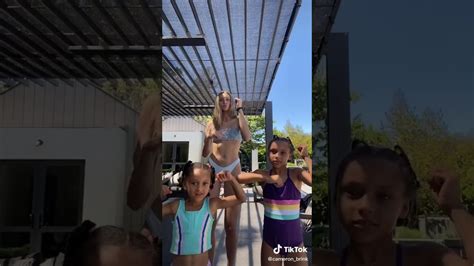 Cameron Brink Dancing On Tiktok With Steph Currys Daughters Youtube