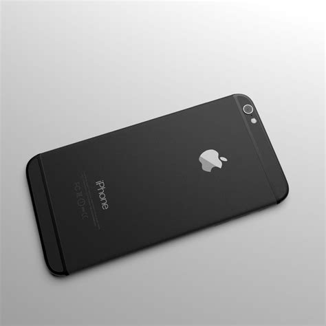 Apple Iphone 6 Black 3d Model Cgtrader