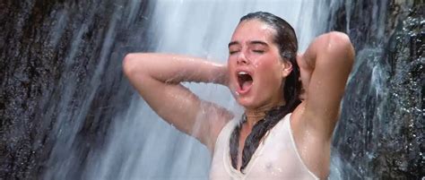 Brooke Shields Blue Lagoon Shower