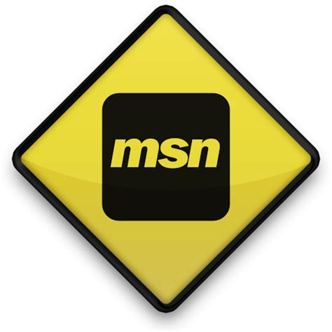 097698 Logo Msn Square 102821 Yellow Road Sign 128px Icon Gallery