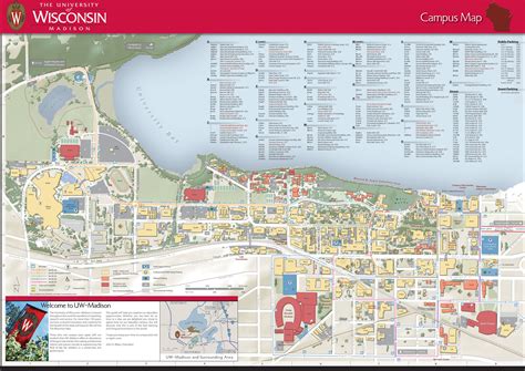 Uw Madison Campus Map Map Of The United Kingdom