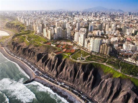 Miraflores Tourist Center In Lima Peru