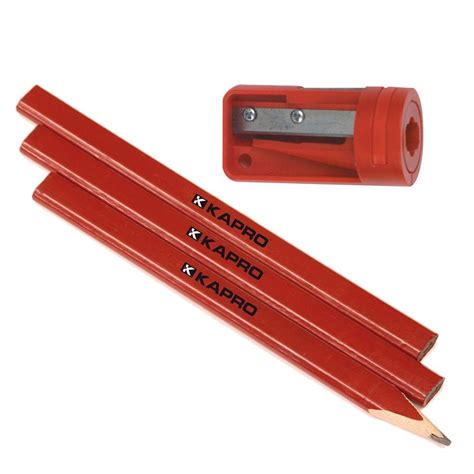 I was too until i got brave enough to just ask. Kapro Sharpener and 3 Pencil Set-275S - The Home Depot