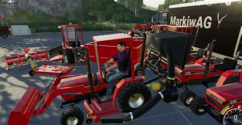Tractor Case Ih 235 Lawn Tractor And Car Hauler Mod Pack V20 Farming