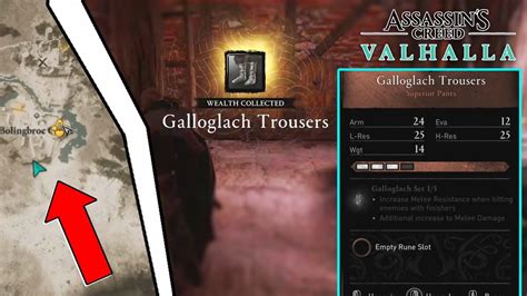 Galloglach Trousers Superior Pants Location Guide Assassin S Creed