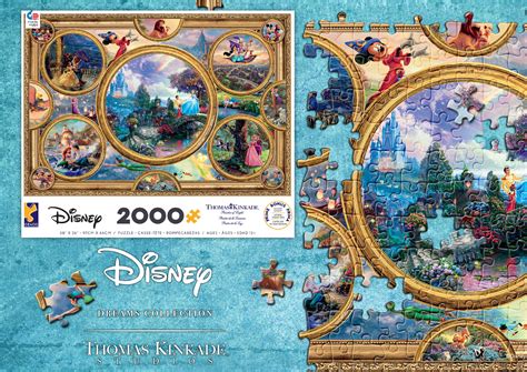 Thomas kinkade disney puzzles, paintings and prints. Cinderella 2000 Piece Puzzle from Ceaco | Disney fine art ...