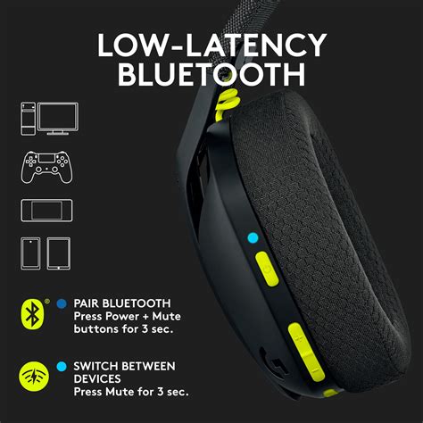 Mua Logitech G Lightspeed Bluetooth Wireless Gaming Headset Ultra Lightweight G Over