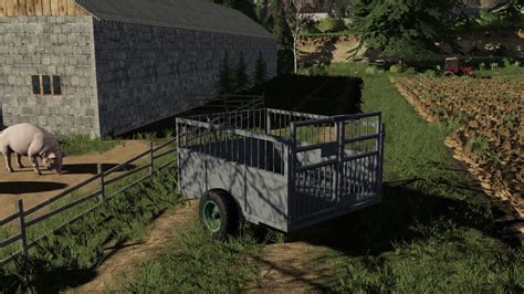 Old Cattle Trailer V10 Fs19 Mod