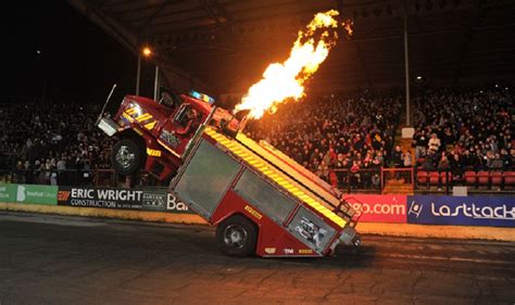 15 Pictures Of Fire Trucks Transformed Into Drag Racers Really