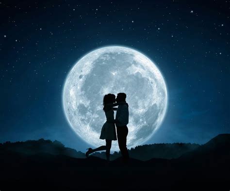 Amor A La Luna Llena Moon Photography Night Scenery Romantic Wallpaper