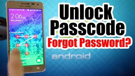 Unlock Passcode Samsung Galaxy Alpha Forgot Passcode Restore