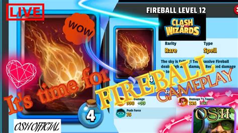 Clash Of Wizards Fireball Gameplay Youtube