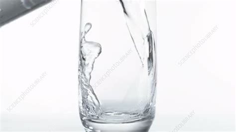 Water Being Poured Slow Motion Stock Video Clip K0070517
