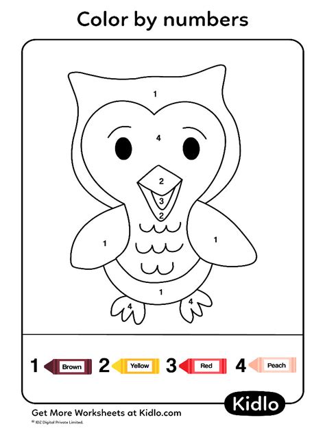 Bird Color By Number Printables