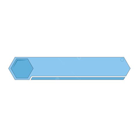 Png Kotak Teks Biru Kotak Teks Png Biru Png Dan Vektor Dengan Background Transparan Untuk