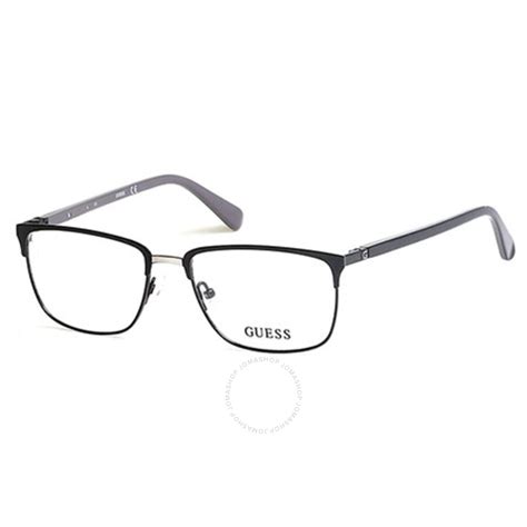 Guess Unisex Black Square Eyeglass Frames Gu189000554 664689782925 Eyeglasses Jomashop