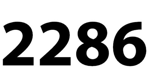 Zahl 2286