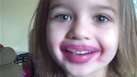 Cute Video Little Girl Spins A Tale After Makeup Mishap Abc7 New York