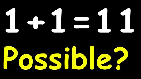 Франсуа клюзе, омар си, анн ле ни и др. Proof 1+1=11 || Prove that 1+1=11 || How to prove 1+1=11 ...
