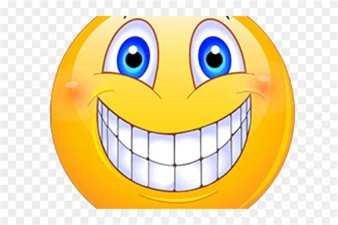 Big Grin Smiley Transparent Background Smiley Face Emoji Hd Png
