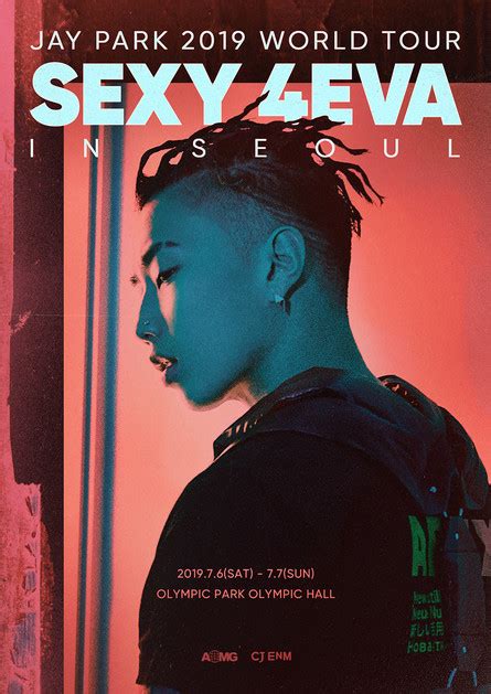Jay Park 2019 World Tour Concert Sexy 4eva Main Poster Vbstudio