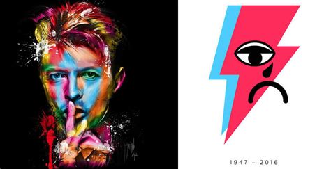 Artists Beautiful Tribute To Late David Bowie