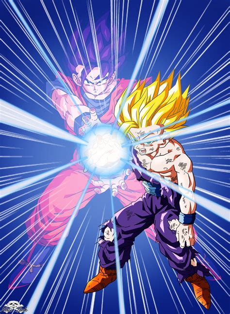 Kamehameha Father And Son By Niiii Link On DeviantArt