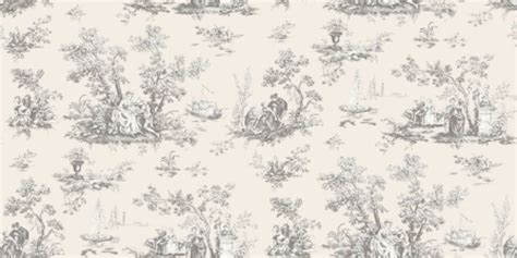 Provencale Pale Green Toile De Jouy Wallpaper 6123