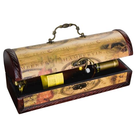 Wine Line Decorative Wooden Wine Case 1 Bottle Holder 1164x Save 47
